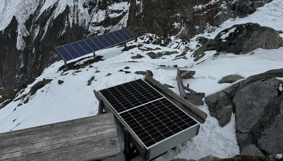 Elemente der neuen PV-Anlage. | © Helmut Schgeiner