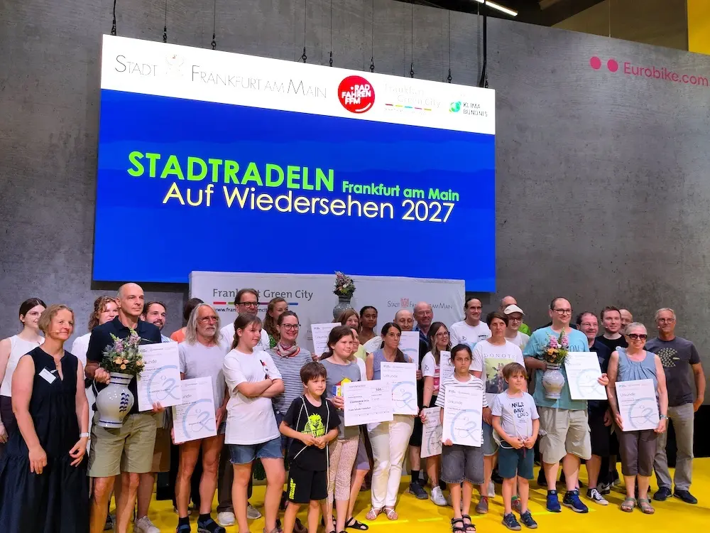 Die Vertreter:innen der Siegergrupen | © DAV Sektion Frankfurt am Main/Dieter Schönberger