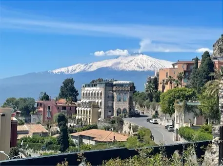 Taormina mit Ätna – immer eine Rauchfahne | © Andreas/DAV Frankfurt am Main