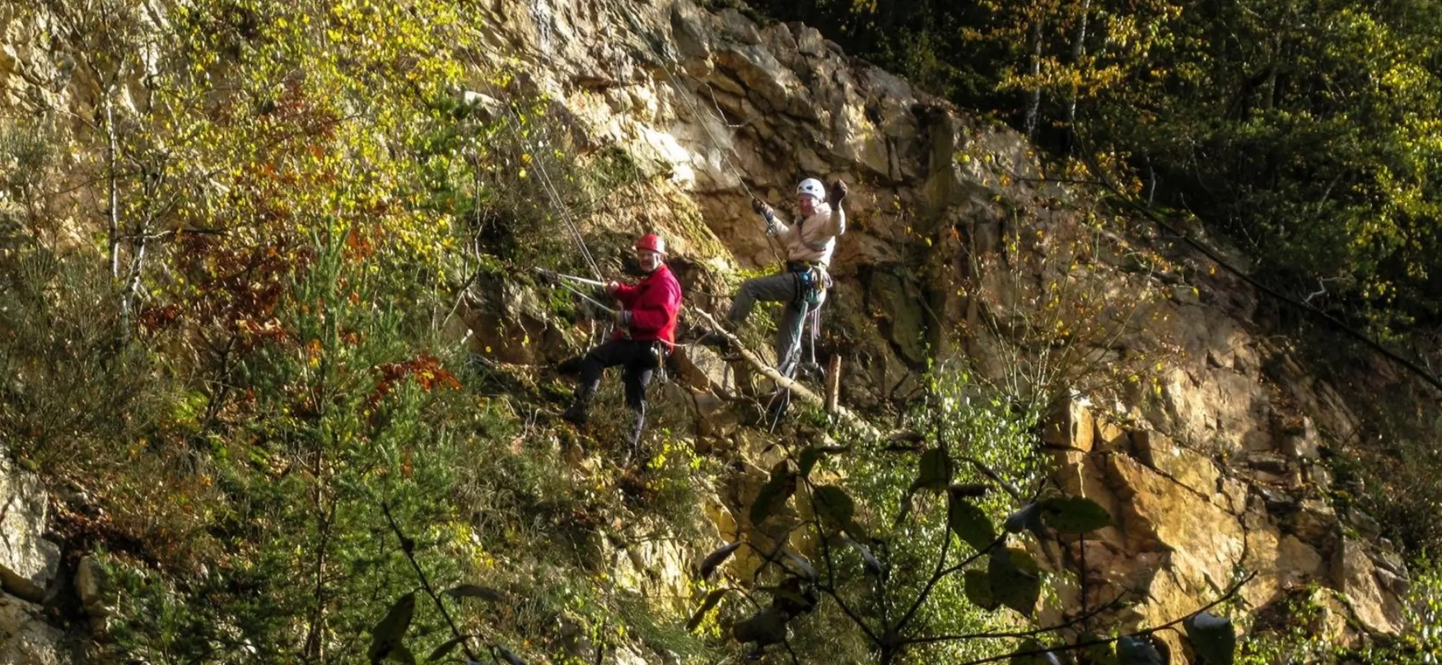 Arbeitskreis Klettern und Naturschutz Hochtaunus Am Uhuhorst | © DAV Sektion Frankfurt am Main des Deutschen Alpenvereins