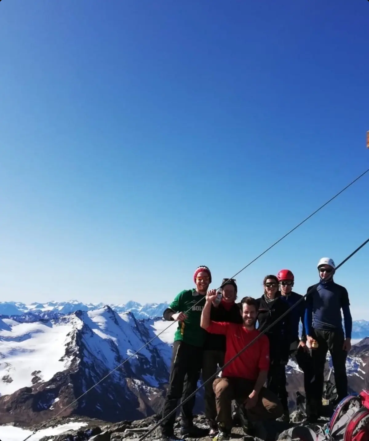 Junge und motivierte Alpinistinnen und Alpinisten | © DAV Sektion Frankfurt am Main