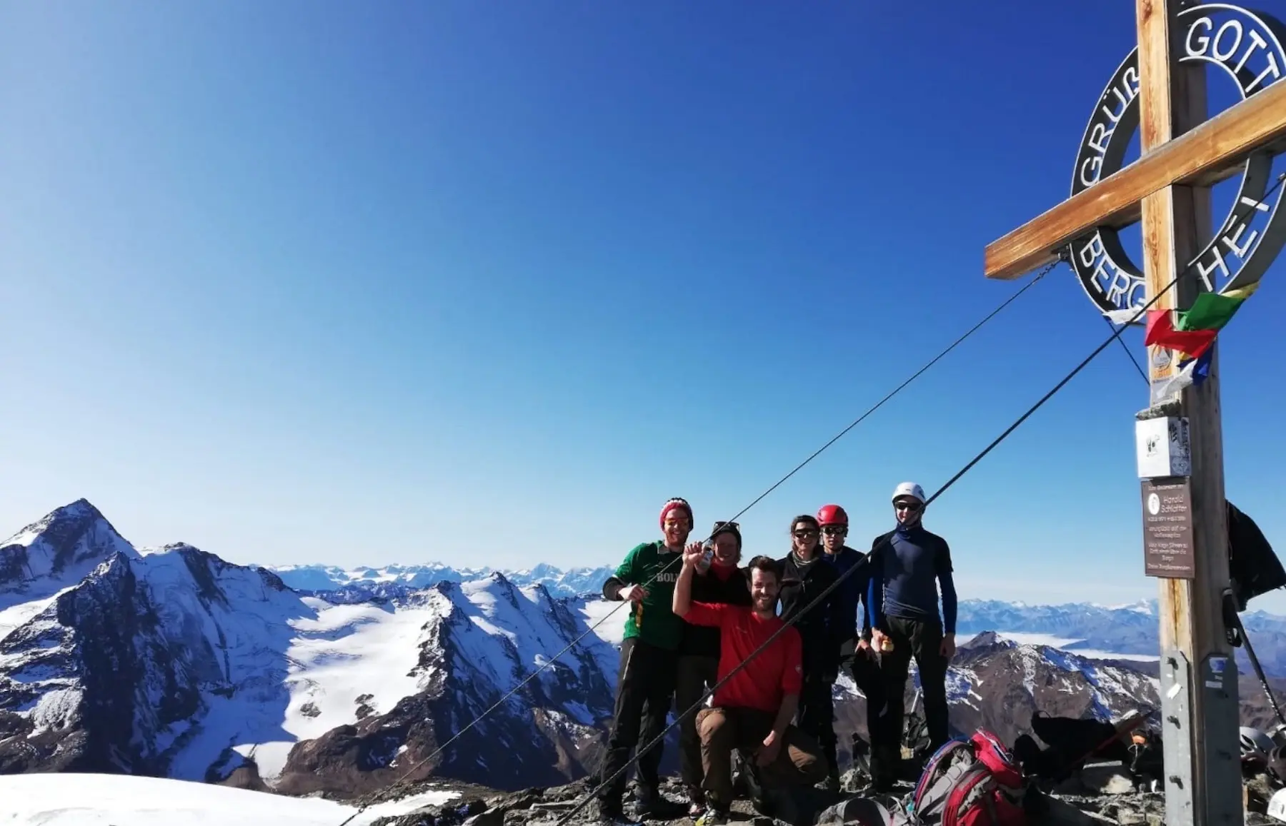 Junge und motivierte Alpinistinnen und Alpinisten | © DAV Sektion Frankfurt am Main