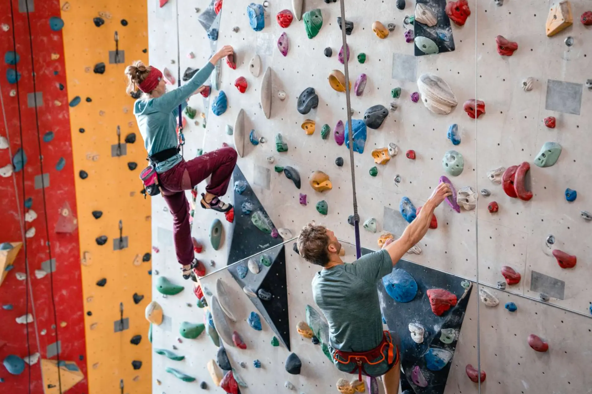 Klettern indoor | © Marisa Koch