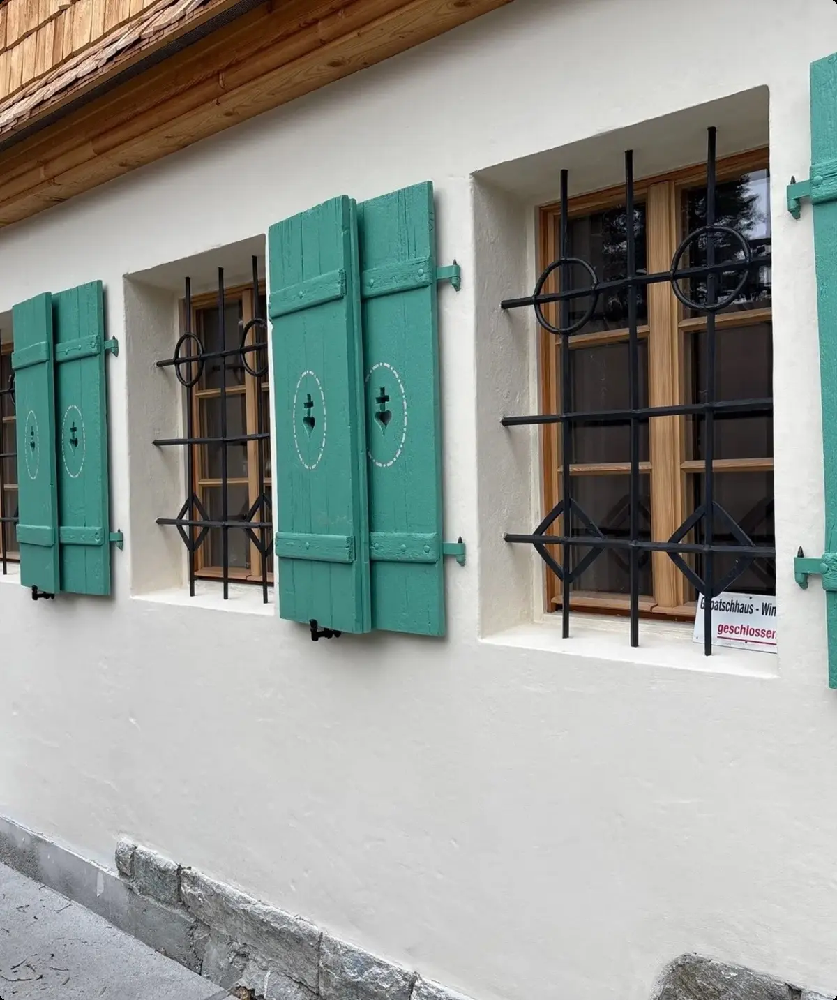 Denkmalgeschütztes Gepatschhaus mit Fassaden | © Sektion Frankfurt am Main des DAV