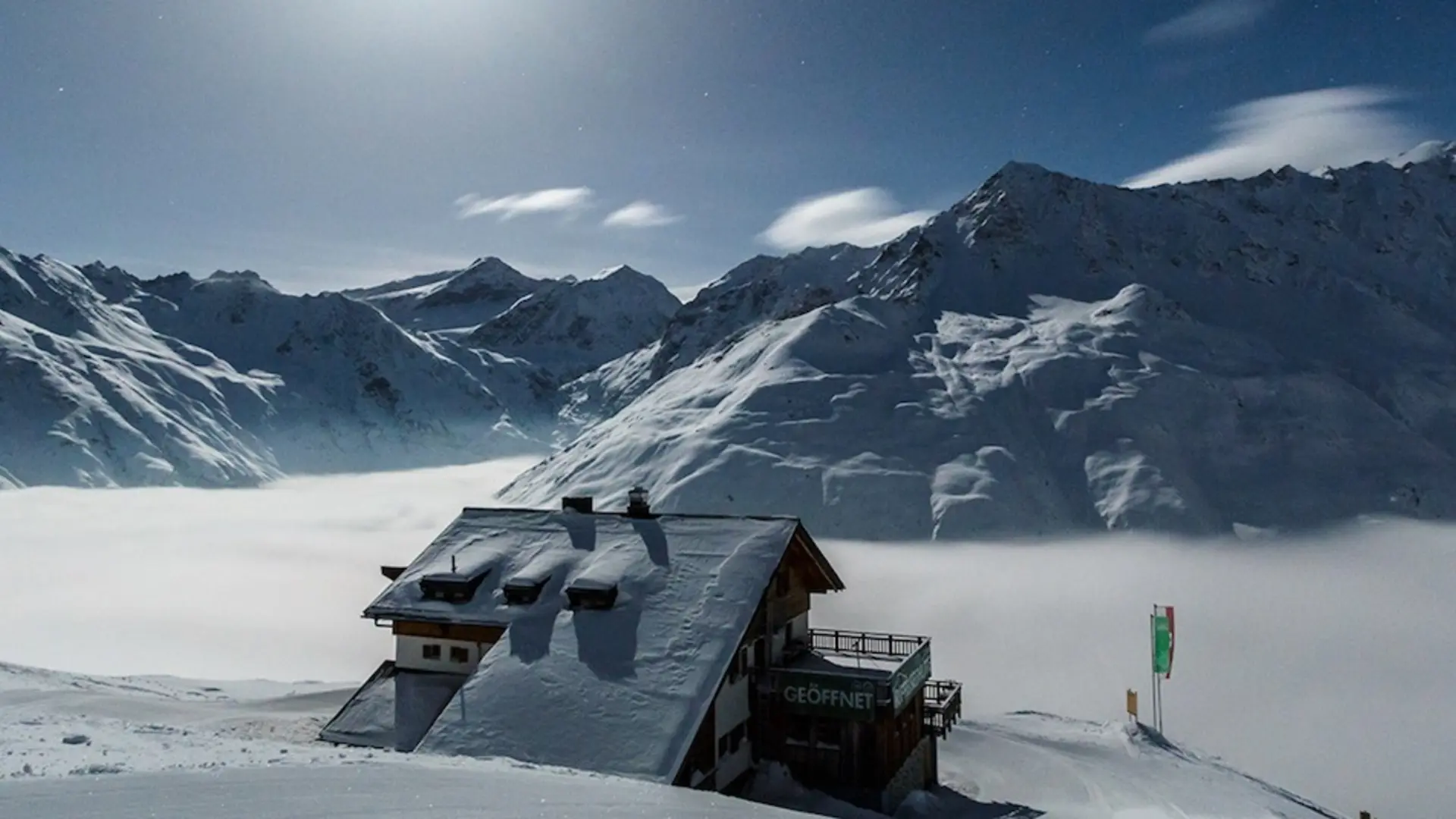 Riffelseehütte im Ötztal im Winter | © Sektion Frankfurt am Main des Deutschen Alpenvereins (DAV) e.V.