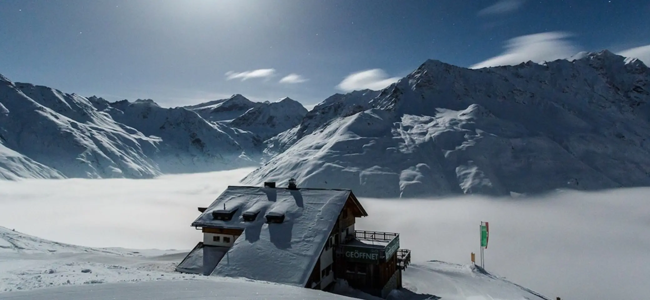 Riffelseehütte im Ötztal im Winter | © Sektion Frankfurt am Main des Deutschen Alpenvereins (DAV) e.V.