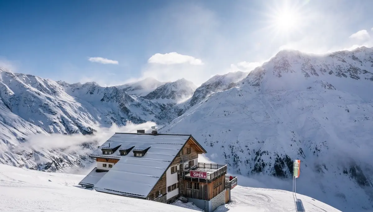 Von der  Riffelseehütte geht es direkt ins Wintervergnügen. | © Tourismusverband Pitztal