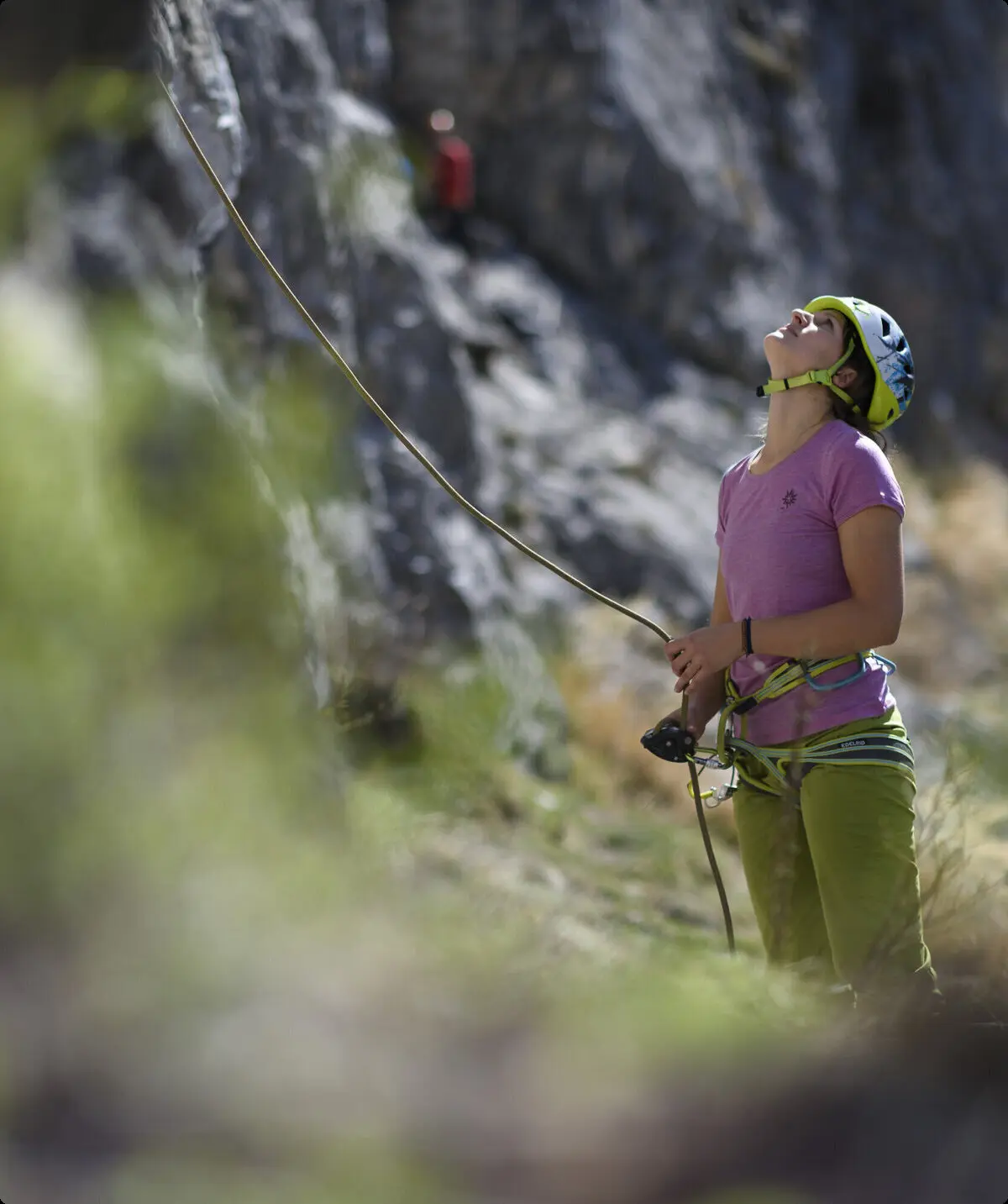 Outdoor-Klettern am Fels | © DAV/Wolfgang Ehn